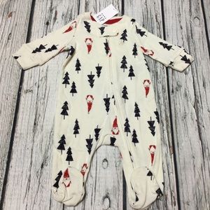 Baby Gap Newborn (Up to 7 lbs) Christmas Sleeper Romper NWT